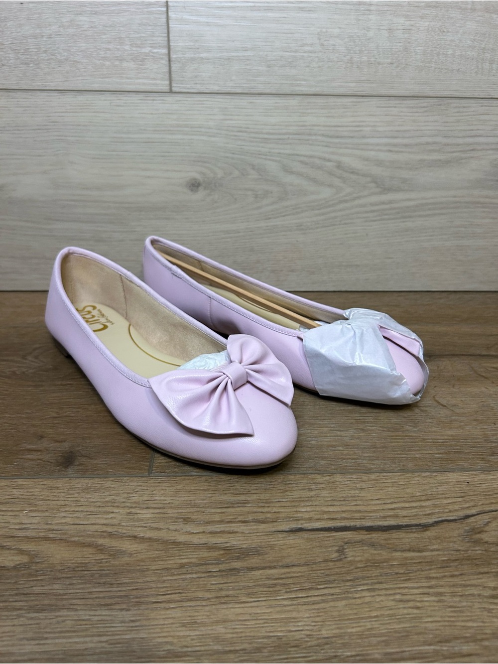 Womens Circus Sam Edelman Ciera Bow Ballet Flats, Pink. Size 7 1/2